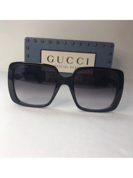 ?Authentic Gucci Grey Gradient Square Ladies Sunglasses GG0632S 001 56 . main image 8